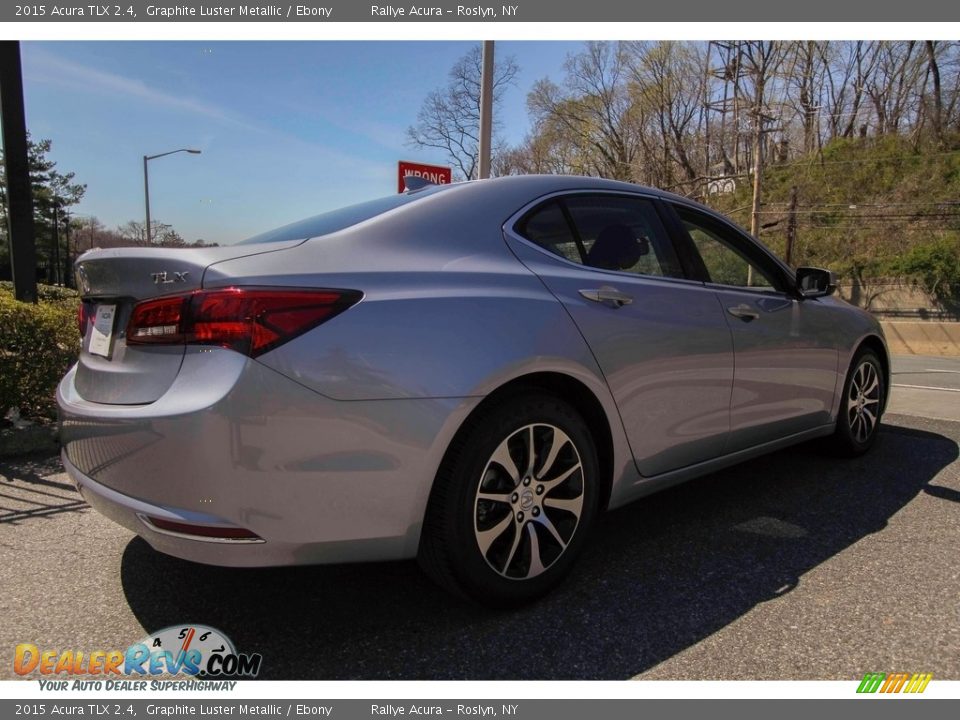 2015 Acura TLX 2.4 Graphite Luster Metallic / Ebony Photo #4