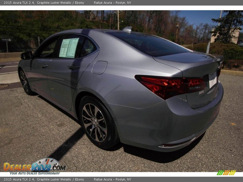 2015 Acura TLX 2.4 Graphite Luster Metallic / Ebony Photo #6