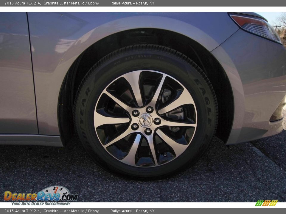 2015 Acura TLX 2.4 Graphite Luster Metallic / Ebony Photo #7
