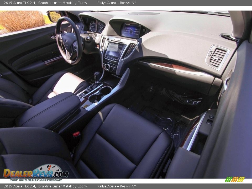 2015 Acura TLX 2.4 Graphite Luster Metallic / Ebony Photo #12