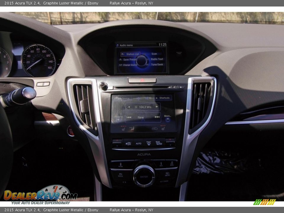 2015 Acura TLX 2.4 Graphite Luster Metallic / Ebony Photo #13