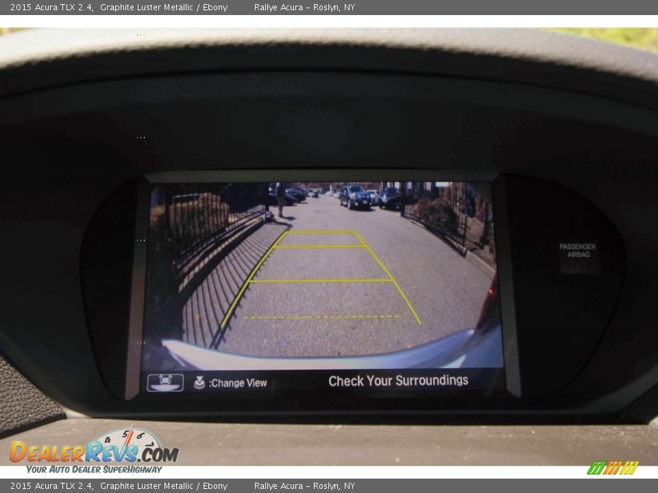 2015 Acura TLX 2.4 Graphite Luster Metallic / Ebony Photo #14