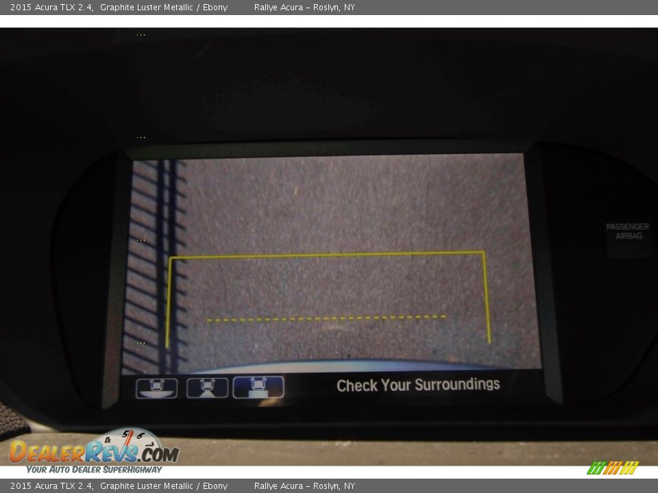 2015 Acura TLX 2.4 Graphite Luster Metallic / Ebony Photo #15