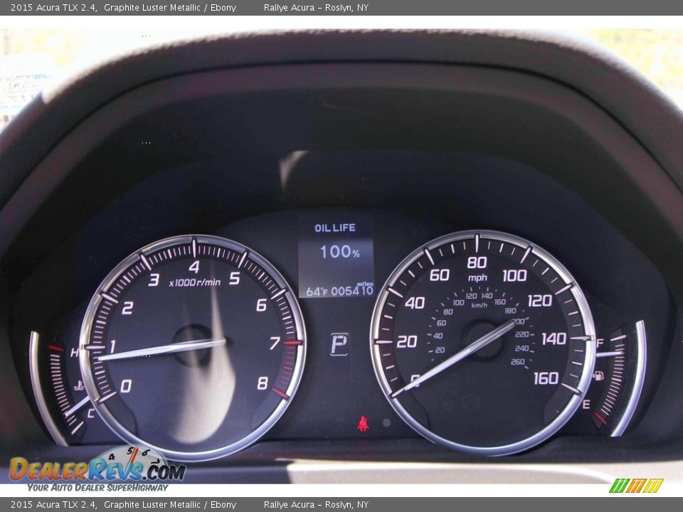 2015 Acura TLX 2.4 Graphite Luster Metallic / Ebony Photo #16