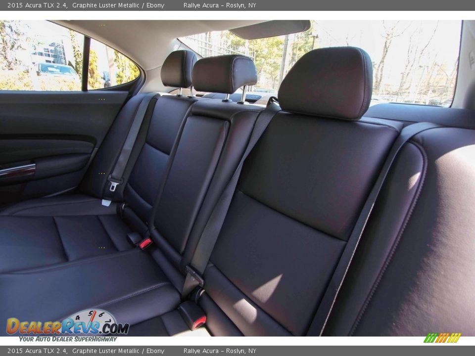 2015 Acura TLX 2.4 Graphite Luster Metallic / Ebony Photo #17