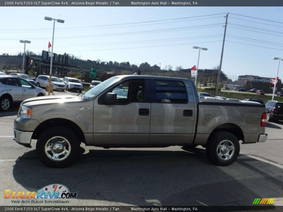 2006 Ford F150 XLT SuperCrew 4x4 Arizona Beige Metallic / Tan Photo #5