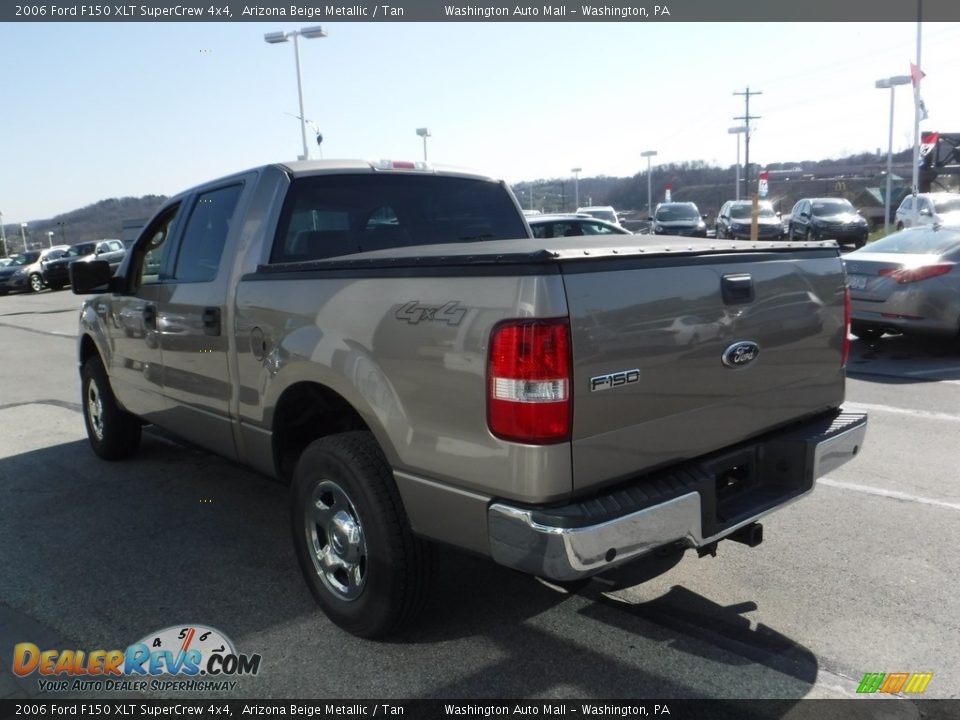 2006 Ford F150 XLT SuperCrew 4x4 Arizona Beige Metallic / Tan Photo #9