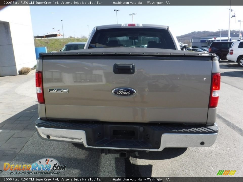 2006 Ford F150 XLT SuperCrew 4x4 Arizona Beige Metallic / Tan Photo #11
