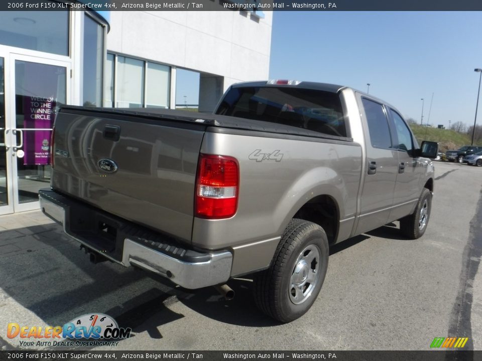 2006 Ford F150 XLT SuperCrew 4x4 Arizona Beige Metallic / Tan Photo #12
