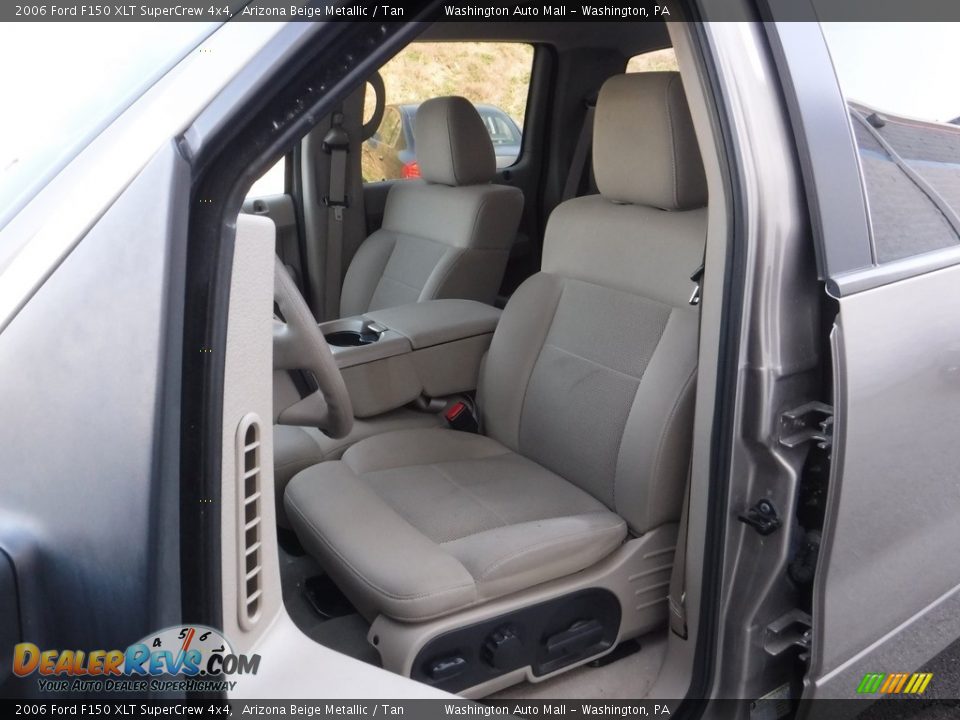 2006 Ford F150 XLT SuperCrew 4x4 Arizona Beige Metallic / Tan Photo #18