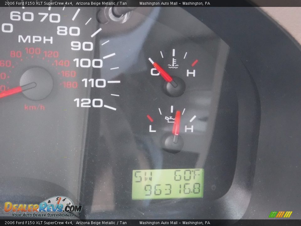 2006 Ford F150 XLT SuperCrew 4x4 Arizona Beige Metallic / Tan Photo #25