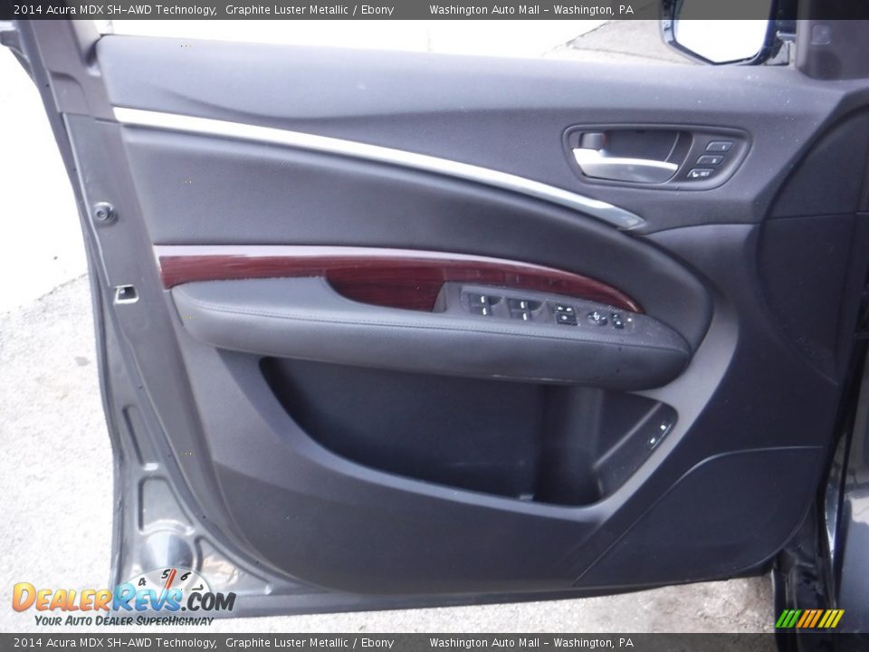 2014 Acura MDX SH-AWD Technology Graphite Luster Metallic / Ebony Photo #13