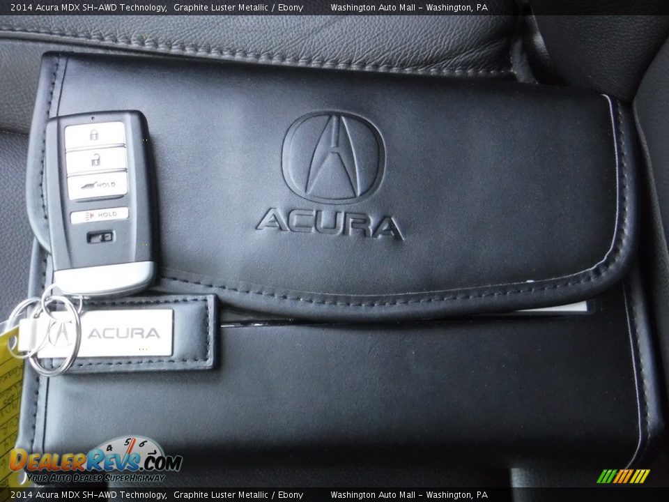 2014 Acura MDX SH-AWD Technology Graphite Luster Metallic / Ebony Photo #21