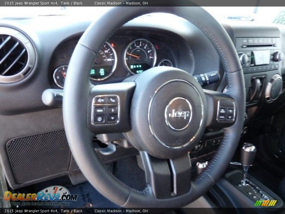 2015 Jeep Wrangler Sport 4x4 Tank / Black Photo #5