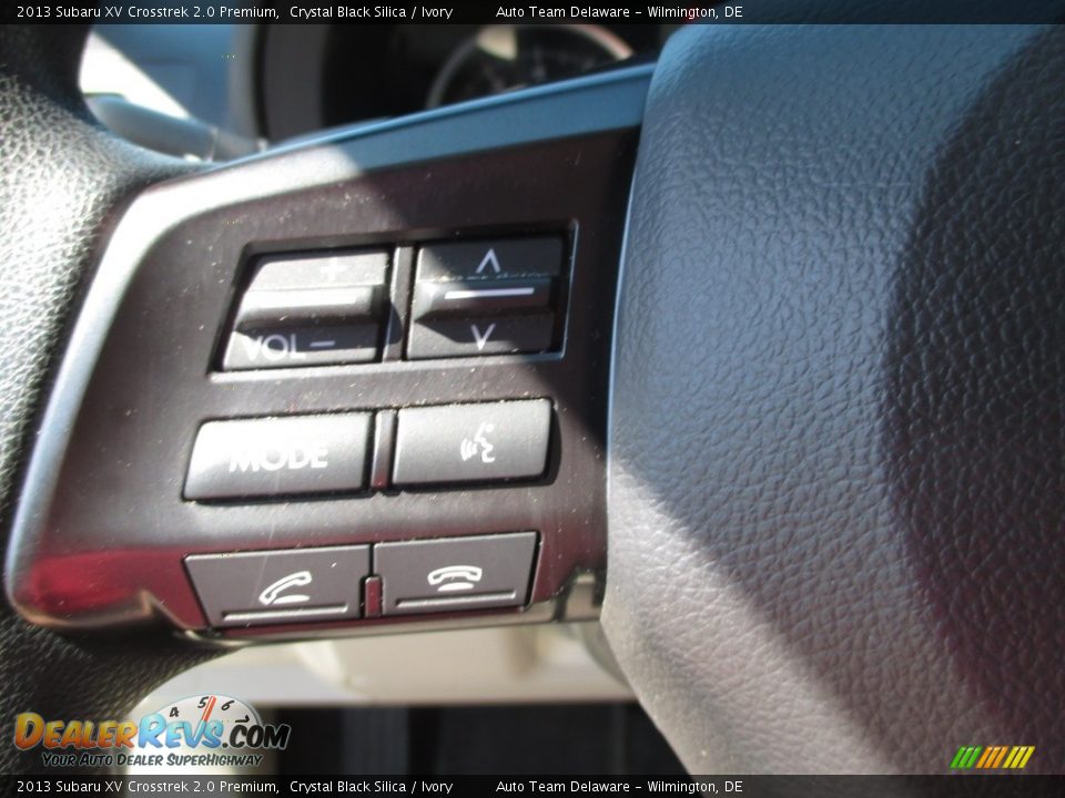 2013 Subaru XV Crosstrek 2.0 Premium Crystal Black Silica / Ivory Photo #29