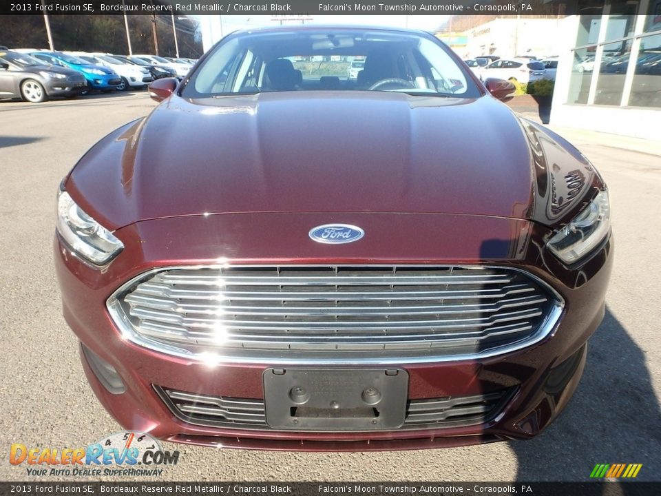 2013 Ford Fusion SE Bordeaux Reserve Red Metallic / Charcoal Black Photo #3