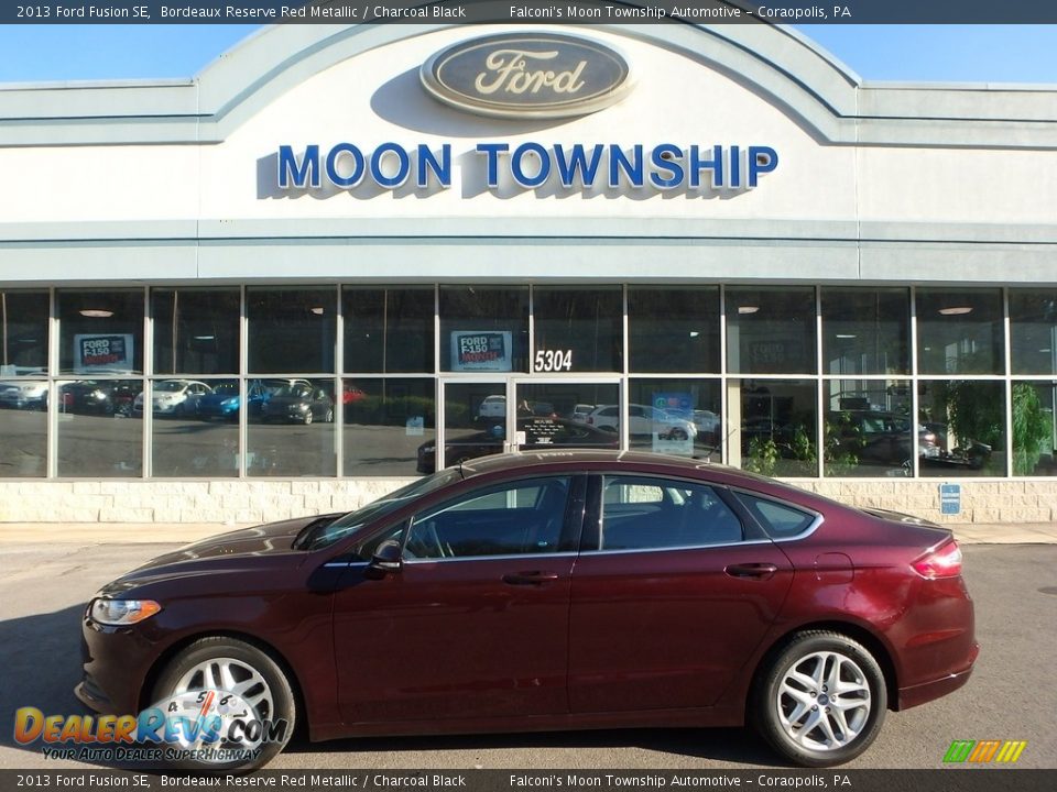 2013 Ford Fusion SE Bordeaux Reserve Red Metallic / Charcoal Black Photo #6