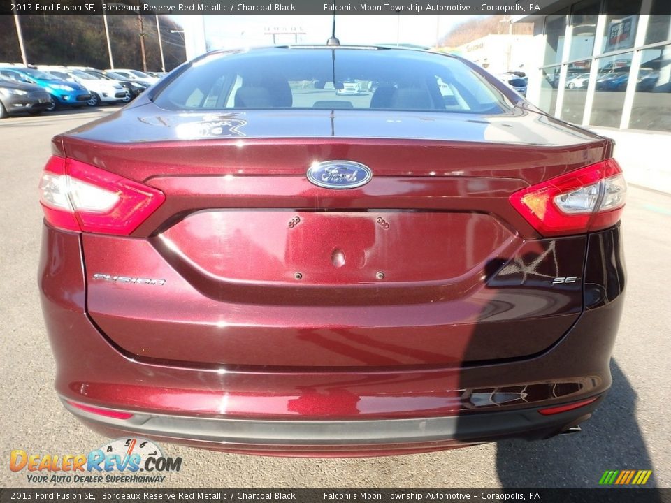 2013 Ford Fusion SE Bordeaux Reserve Red Metallic / Charcoal Black Photo #8