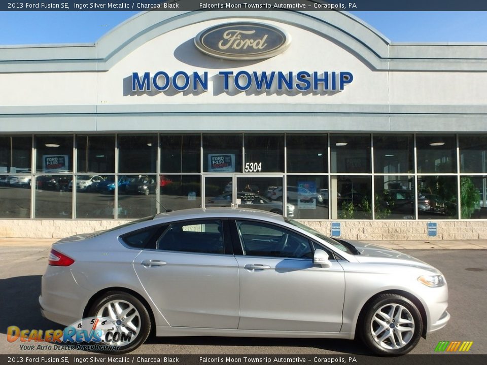 2013 Ford Fusion SE Ingot Silver Metallic / Charcoal Black Photo #1