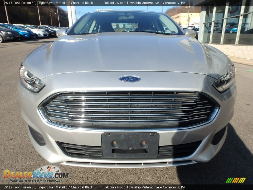 2013 Ford Fusion SE Ingot Silver Metallic / Charcoal Black Photo #3