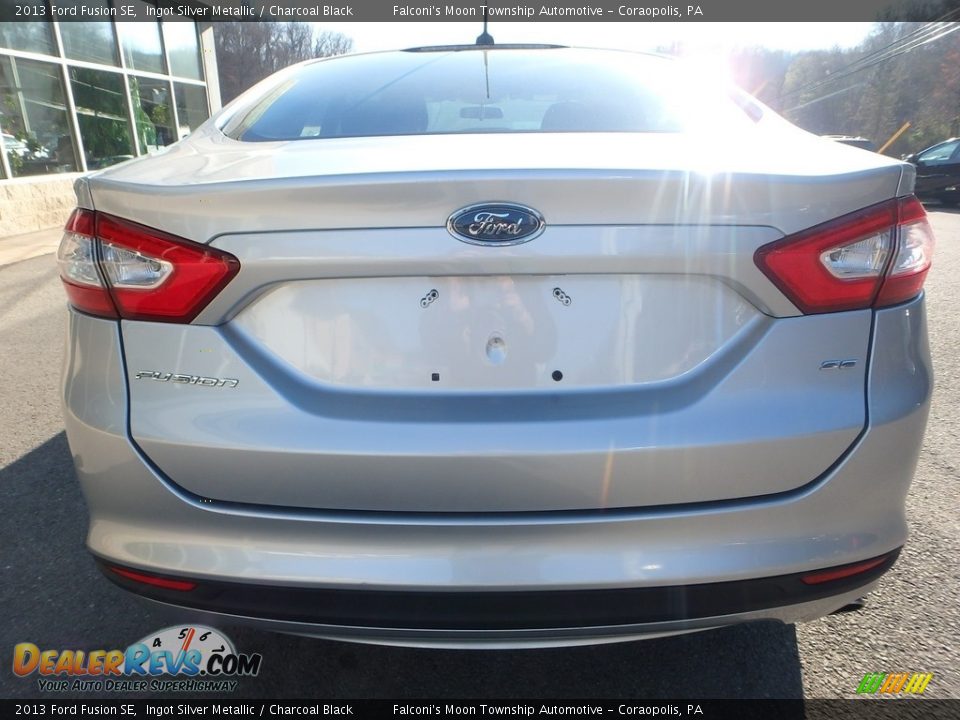 2013 Ford Fusion SE Ingot Silver Metallic / Charcoal Black Photo #6