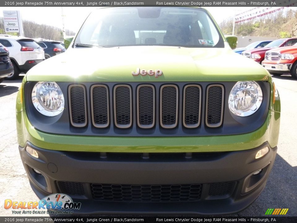 2016 Jeep Renegade 75th Anniversary 4x4 Jungle Green / Black/Sandstorm Photo #7
