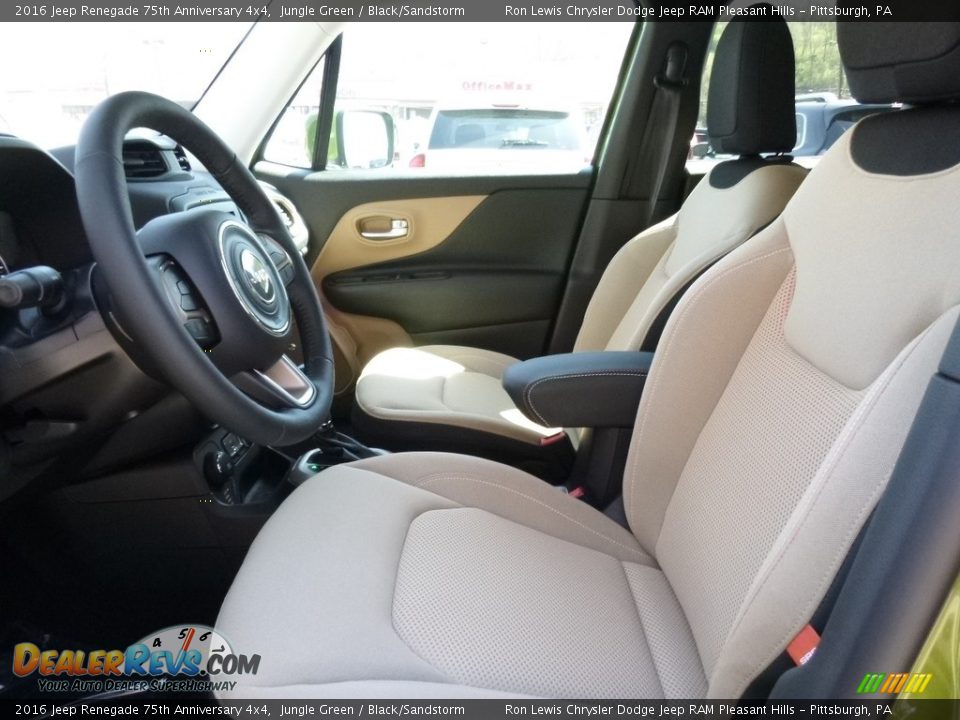 2016 Jeep Renegade 75th Anniversary 4x4 Jungle Green / Black/Sandstorm Photo #9