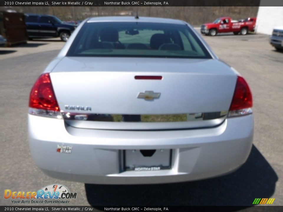 2010 Chevrolet Impala LS Silver Ice Metallic / Gray Photo #4