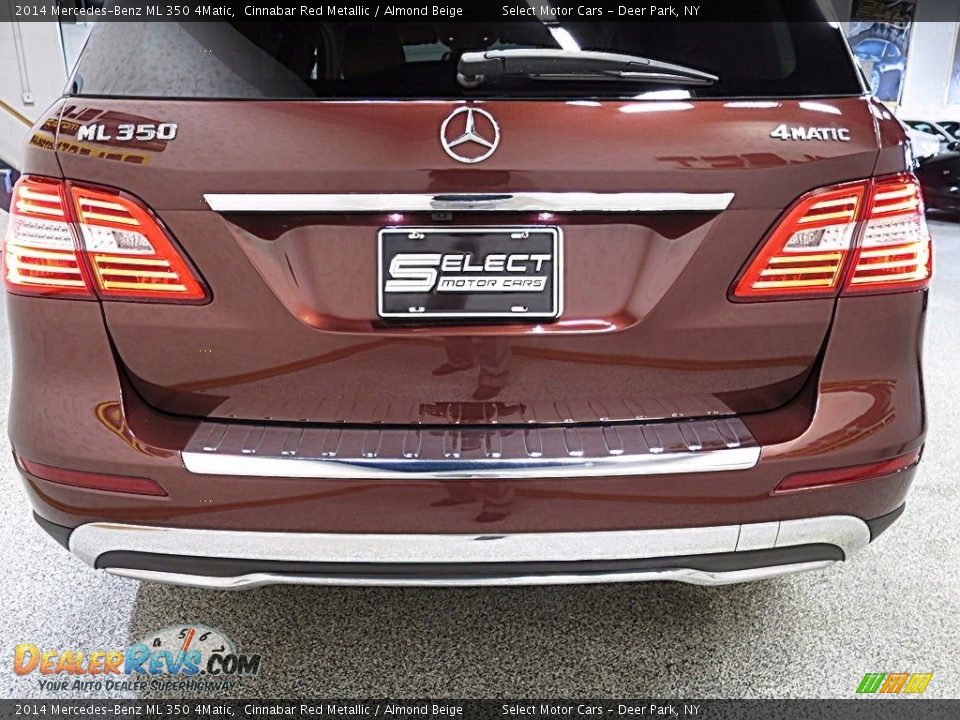 2014 Mercedes-Benz ML 350 4Matic Cinnabar Red Metallic / Almond Beige Photo #4