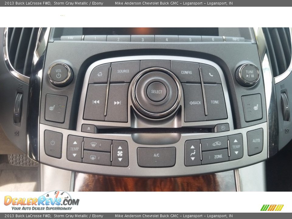2013 Buick LaCrosse FWD Storm Gray Metallic / Ebony Photo #16