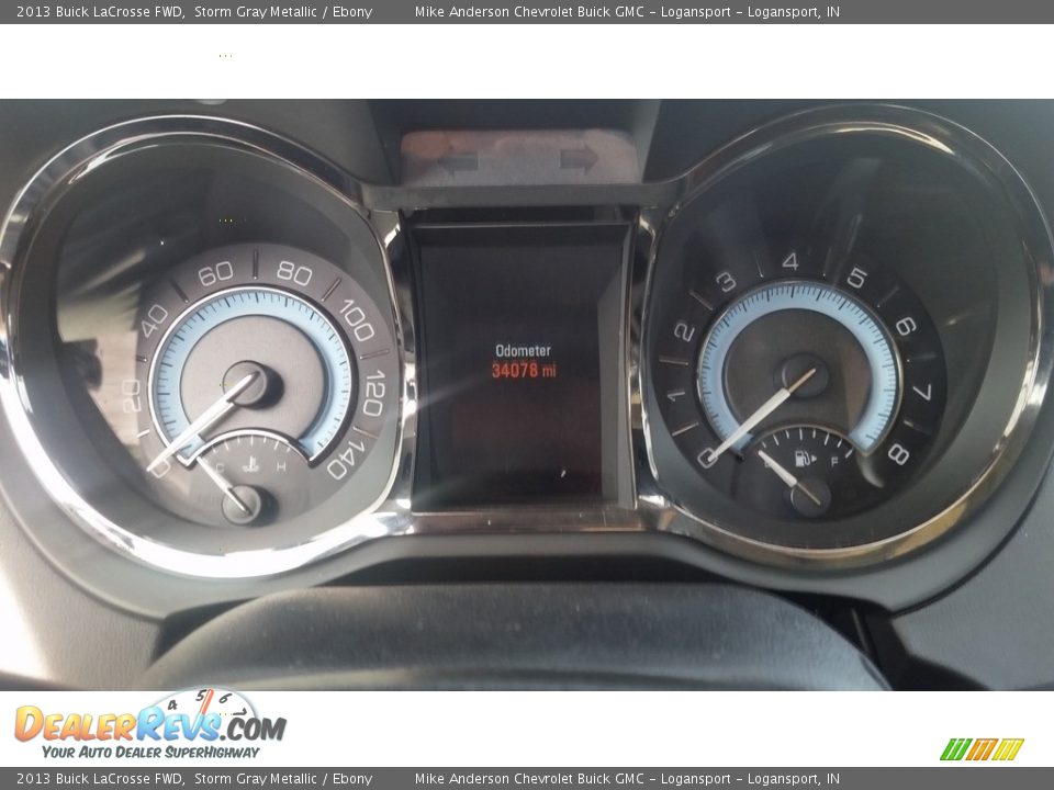 2013 Buick LaCrosse FWD Storm Gray Metallic / Ebony Photo #17