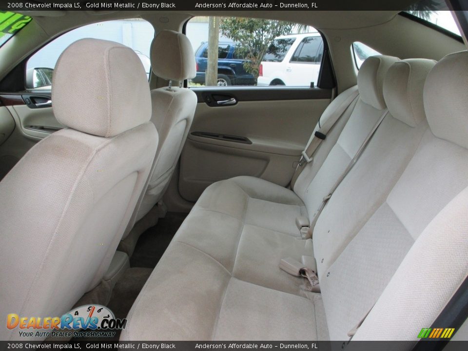2008 Chevrolet Impala LS Gold Mist Metallic / Ebony Black Photo #12