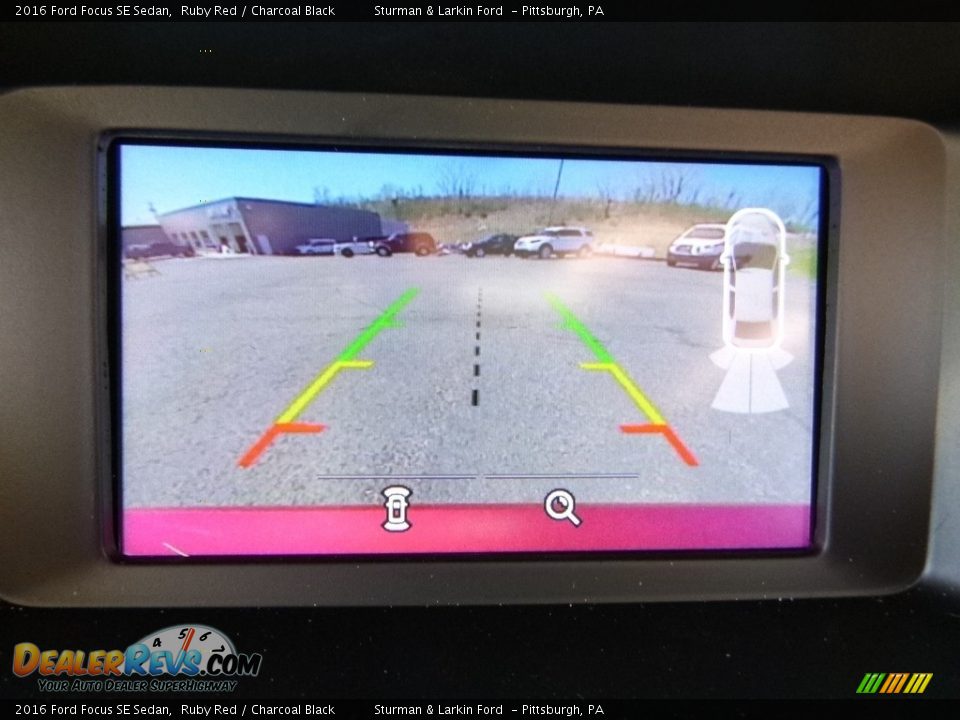 2016 Ford Focus SE Sedan Ruby Red / Charcoal Black Photo #14