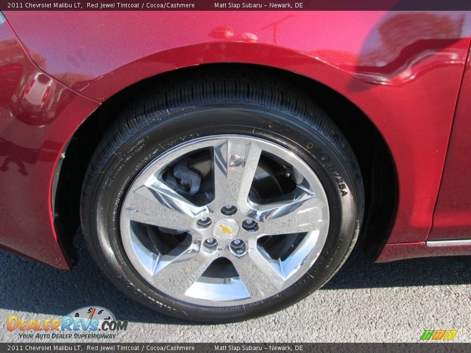 2011 Chevrolet Malibu LT Red Jewel Tintcoat / Cocoa/Cashmere Photo #22