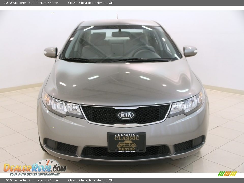 2010 Kia Forte EX Titanium / Stone Photo #2