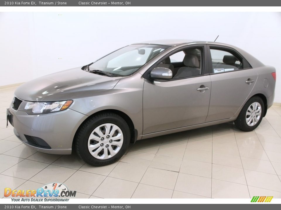 2010 Kia Forte EX Titanium / Stone Photo #3