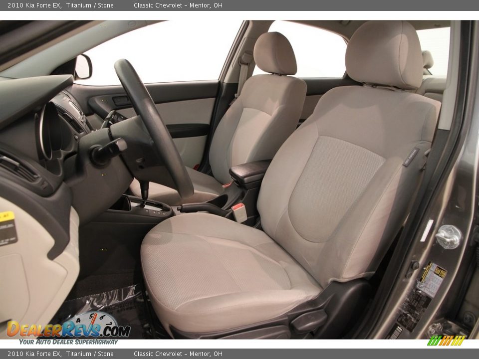 2010 Kia Forte EX Titanium / Stone Photo #5