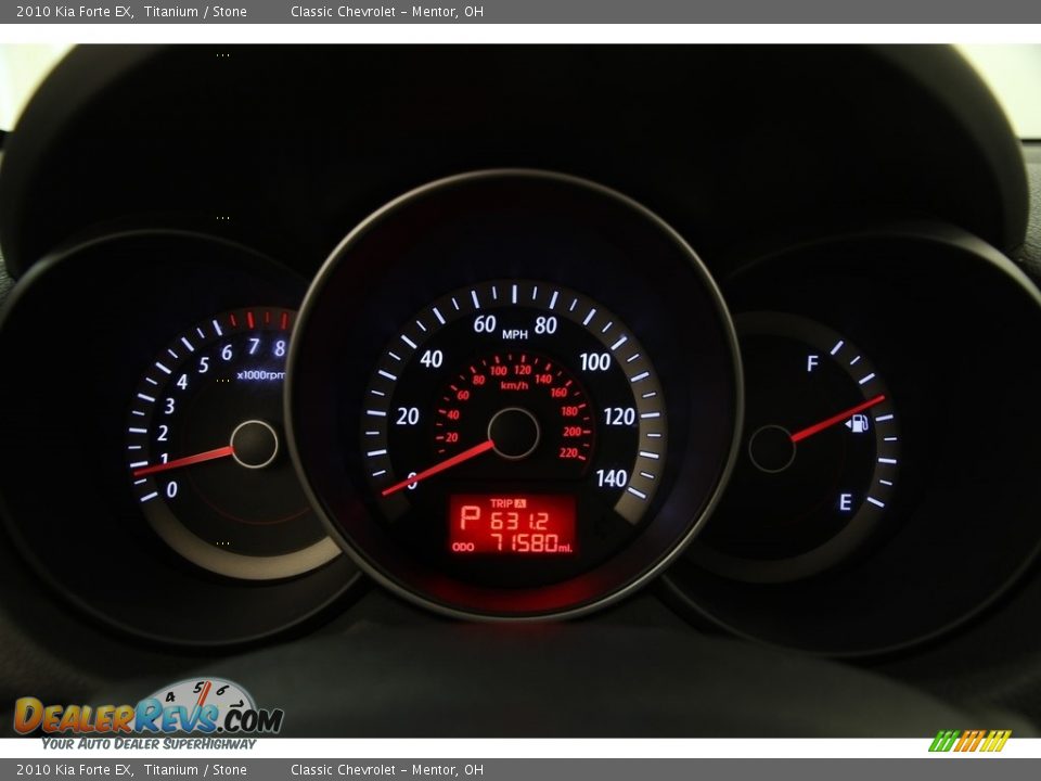 2010 Kia Forte EX Titanium / Stone Photo #7