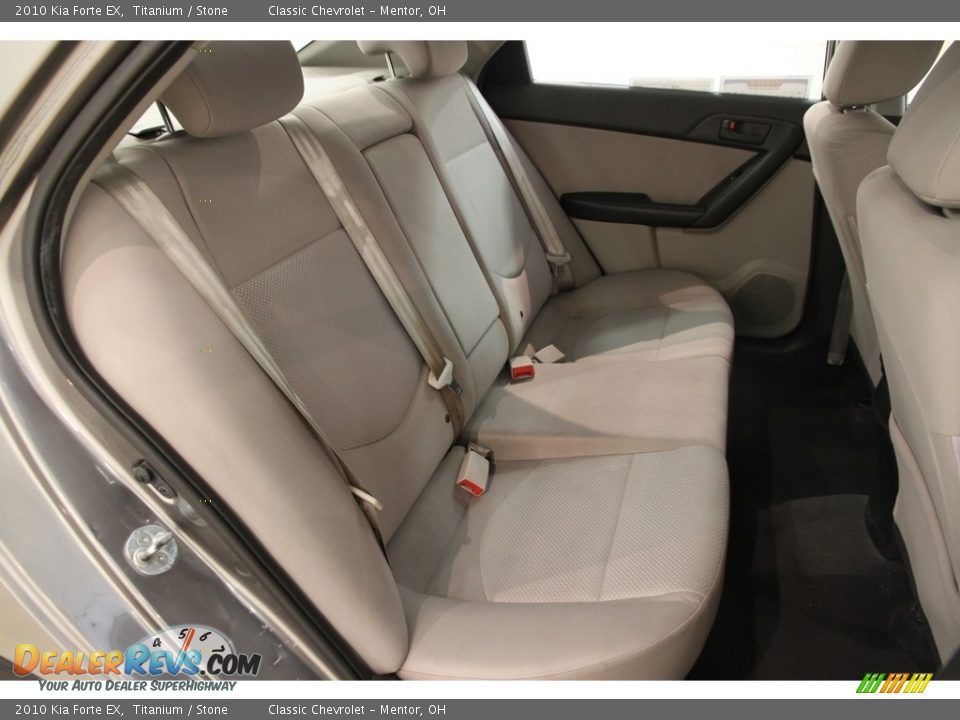 2010 Kia Forte EX Titanium / Stone Photo #11