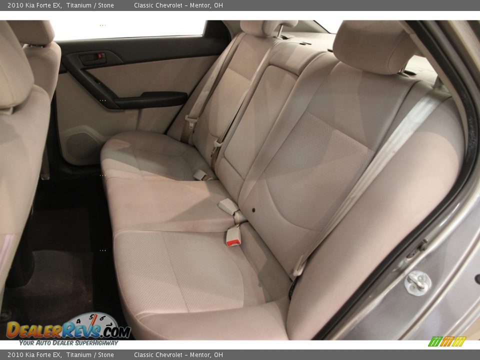 2010 Kia Forte EX Titanium / Stone Photo #12