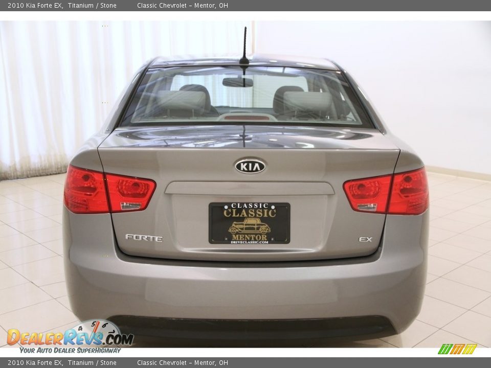 2010 Kia Forte EX Titanium / Stone Photo #13