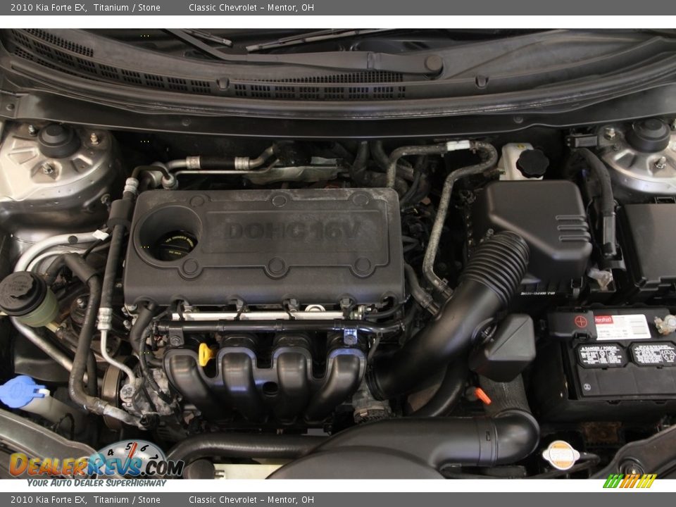 2010 Kia Forte EX Titanium / Stone Photo #14