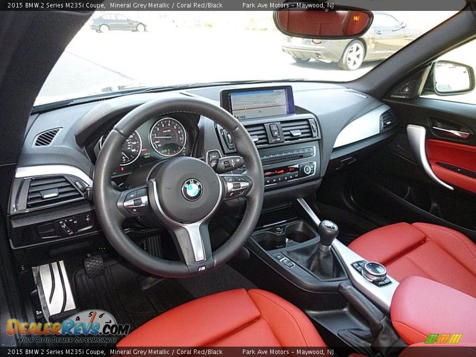 Coral Red/Black Interior - 2015 BMW 2 Series M235i Coupe Photo #20