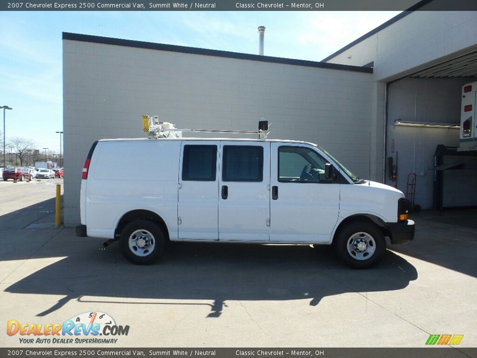 2007 Chevrolet Express 2500 Commercial Van Summit White / Neutral Photo #1