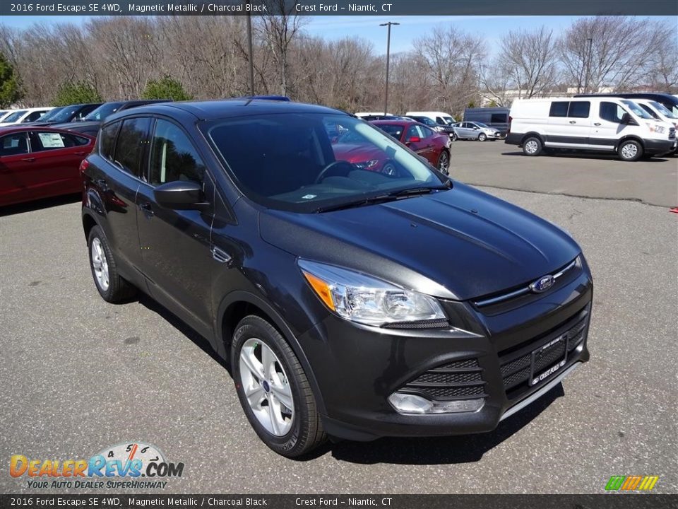 2016 Ford Escape SE 4WD Magnetic Metallic / Charcoal Black Photo #1