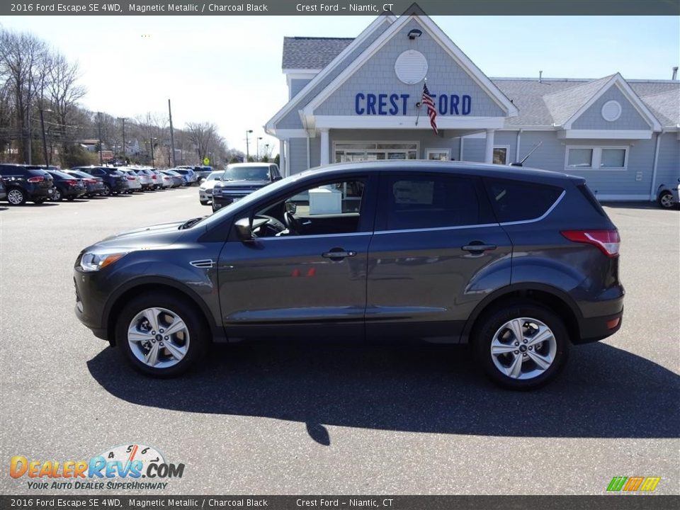 2016 Ford Escape SE 4WD Magnetic Metallic / Charcoal Black Photo #4