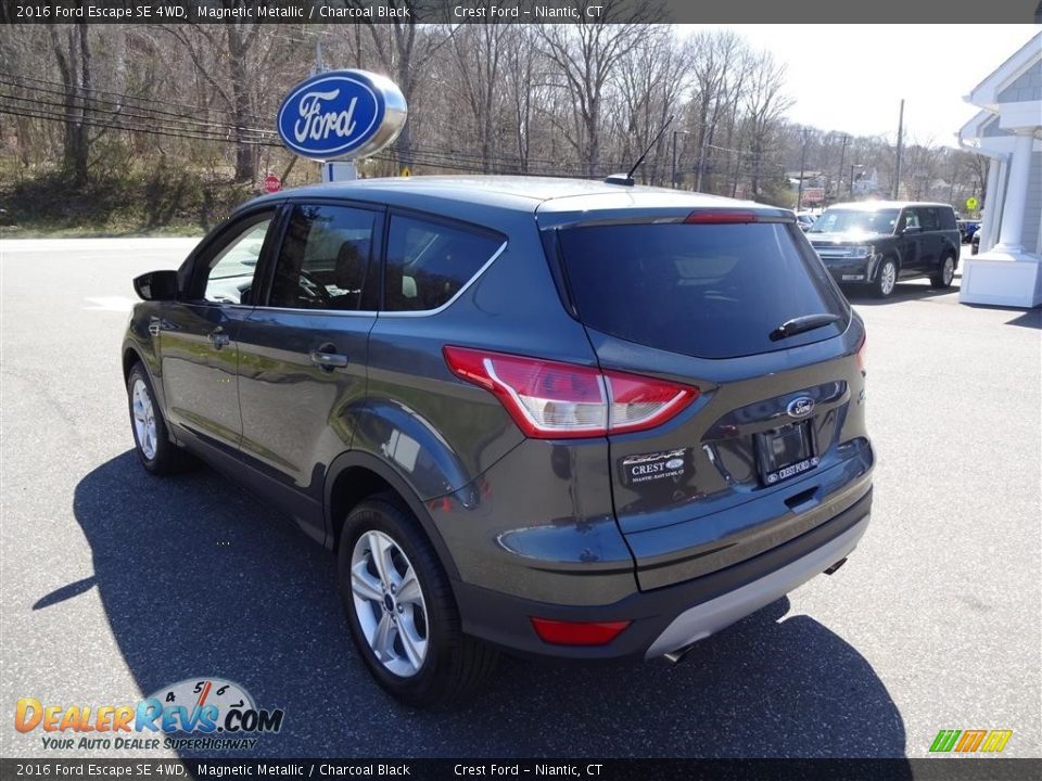 2016 Ford Escape SE 4WD Magnetic Metallic / Charcoal Black Photo #5