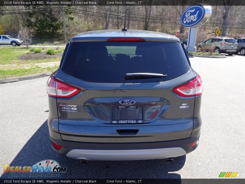 2016 Ford Escape SE 4WD Magnetic Metallic / Charcoal Black Photo #6