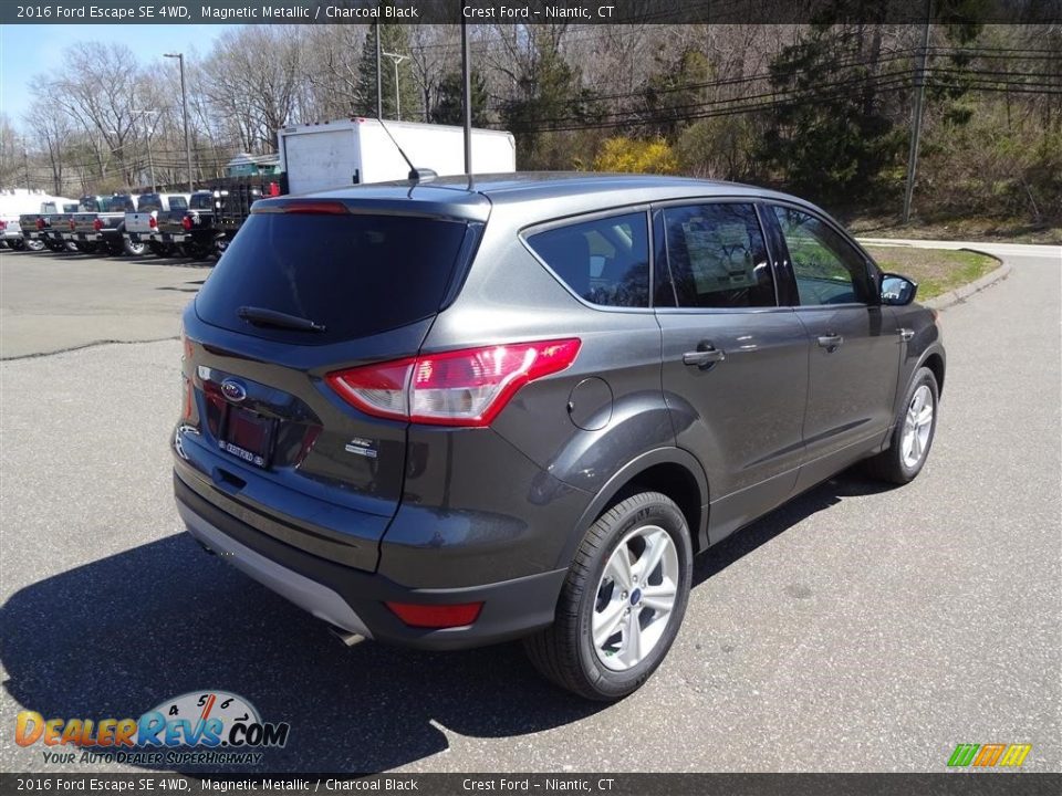 2016 Ford Escape SE 4WD Magnetic Metallic / Charcoal Black Photo #7