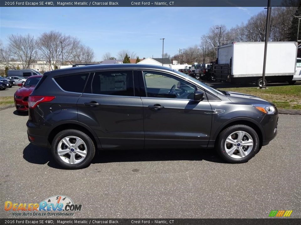 2016 Ford Escape SE 4WD Magnetic Metallic / Charcoal Black Photo #8